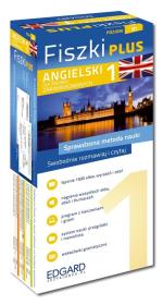 Okładka książki Angielski Fiszki PLUS dla średnio zaawansowanych 1