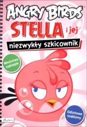 Angry Birds Stella i jej niezwykły szkicownik. Autor: Opracowanie zbiorowe. Dadada.pl Okładka książki Angry Birds Stella i jej niezwykły szkicownik