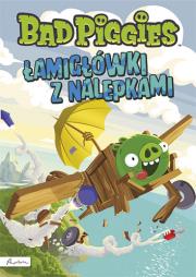 Okładka książki Bad Piggies. Łamigłówki z nalepkami