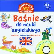 Okładka książki Baśnie do nauki angielskiego. Książka z płytą