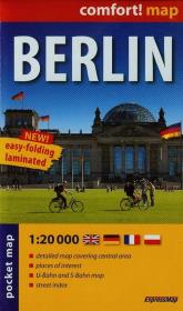 Opakowanie Berlin kieszonkowy plan miasta 1:20 000