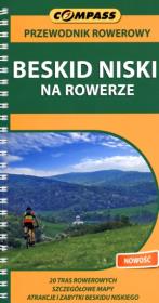 Okładka książki Beskid Niski na rowerze Przewodnik rowerowy