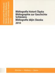Okładka książki Bibliografia Historii Śląska 2010