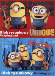 Opakowanie Blok rysunkowy A4 Minionki 20 kartek 10 sztuk mix