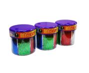 Opakowanie Brokat sypki 50 g Komplet 6 kolorów