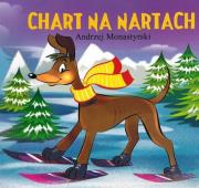 Chart na nartach. Autor: Andrzej Monastyrski. Dadada.pl Okładka książki Chart na nartach