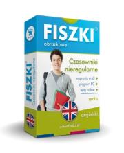 Fiszki obrazkowe. Czasowniki nieregularne. Angielski. Autor: Opracowanie zbiorowe. Dadada.pl Okładka książki Fiszki obrazkowe. Czasowniki nieregularne. Angielski