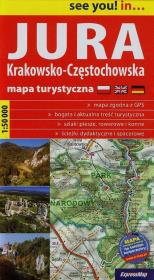 Opakowanie Jura Krakowsko-Częstochowska mapa turystyczna 1:50 000