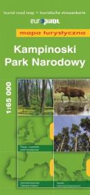 Okładka książki Kampinoski Park Narodowy mapa turystyczna 1:65 000