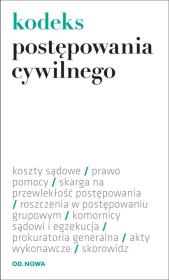 Kodeks postępowania cywilnego. Autor: Agnieszka Kaszok. Dadada.pl Okładka książki Kodeks postępowania cywilnego