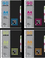 Okładka książki Kołozeszyt PP A4 Go Ahead