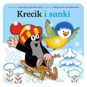 Krecik i sanki BAJKA. Autor: Małgorzata Strzałkowska. Dadada.pl Okładka książki Krecik i sanki BAJKA