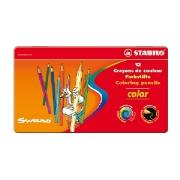 Opakowanie Kredki Stabilo Color 12 kolorów w metalowym pudełku (1812-77)