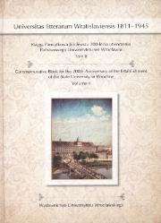 Okładka książki Księga Pamiątkowa Jubileuszu 200-lecia utworzenia Państwowego Uniwersytetu we Wrocławiu Tom II