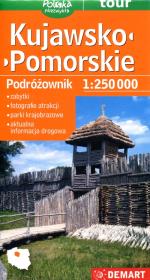 Okładka książki Kujawsko-pomorskie podróżownik mapa samochodowa
