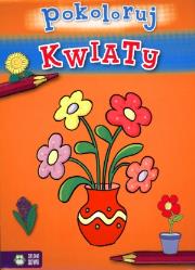 Okładka książki Kwiaty - pokoloruj