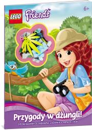 LEGO Friends. Przygody w dżungli. Autor: praca zbiorowa. Dadada.pl Okładka książki LEGO Friends. Przygody w dżungli