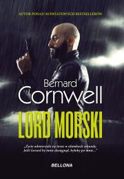 Lord morski. Autor: Bernard Cornwell. Dadada.pl Okładka książki Lord morski