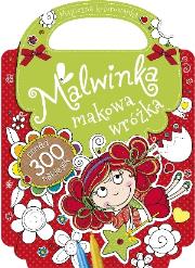 Okładka książki Malwinka makowa wróżka. Magiczna kolorowanka