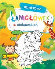 Mnóstwo łamigłówek dla ciekawskich. Autor:   Praca zbiorowa. Dadada.pl Okładka książki Mnóstwo łamigłówek dla ciekawskich