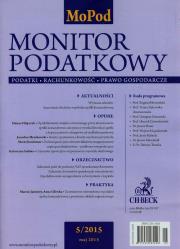 Opakowanie Monitor Podatkowy Nr 2015/05