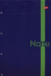 Opakowanie Notatnik z perforacją A5+ w kratkę 80 kartek 5 sztuk