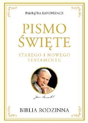 Okładka książki Pamiątka kanonizacji. Biblia rodzinna