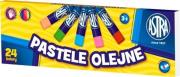 Pastele olejne 24 kolory ASTRA. Wydawca: Astra. Dadada.pl Opakowanie Pastele olejne 24 kolory ASTRA