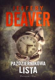 Październikowa lista. Autor: Deaver Jeffery. Dadada.pl Okładka książki Październikowa lista