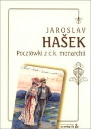 Pocztówki z c.k. monarchii. Autor: Hasek Jaroslav. Dadada.pl Okładka książki Pocztówki z c.k. monarchii