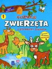 Poznaję zwierzęta z jelonkiem Jackiem. Autor:   Praca zbiorowa. Dadada.pl Okładka książki Poznaję zwierzęta z jelonkiem Jackiem