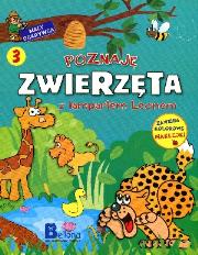 Okładka książki Poznaję zwierzęta z lampartem Leonem