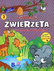 Poznaję zwierzęta ze słoniem Sławkiem. Autor: OPRACOWANIE  ZBIOROWE. Dadada.pl Okładka książki Poznaję zwierzęta ze słoniem Sławkiem