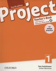 Okładka książki Project 4E 1 Teacher's Book + Online Practice Pack