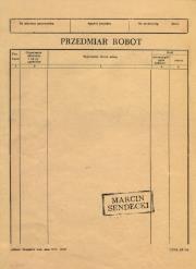 Przedmiar robót. Autor: Sendecki Marcin. Dadada.pl Okładka książki Przedmiar robót