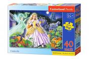 Okładka książki Puzzle 40 maxi - Cinderella CASTOR