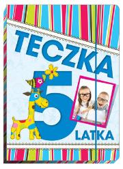Teczka 5 latka. Autor: Ewa Maria Dudelewicz, Lusia Ogińska, Tomasz Szokal. Dadada.pl Okładka książki Teczka 5 latka