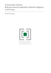 Ustanawianie świętości. Autor: Piotr Morawski. Dadada.pl Okładka książki Ustanawianie świętości