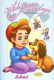 Okładka książki Wklejam i maluję - Adaś