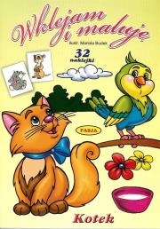 Okładka książki Wklejam i maluję - Kotek