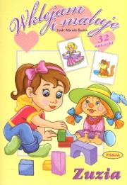 Okładka książki Wklejam i maluję - Zuzia