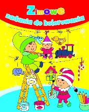 Okładka książki Zimowe zadania do kolorowania w.2013