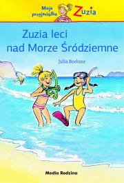 Zuzia leci nad morze Śródziemne. Autor: Boehme Julia, Herdis Albrecht. Dadada.pl Okładka książki Zuzia leci nad morze Śródziemne
