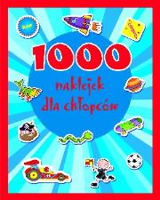 Okładka książki 1000 naklejek dla chłopców