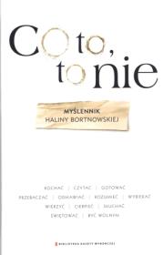 Okładka książki Co to, to nie. Myślennik Haliny Bortnowskiej