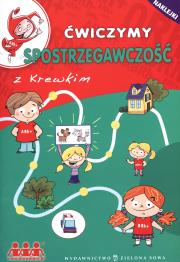 Okładka książki Ćwiczymy spostrzegawczość z Krewkim