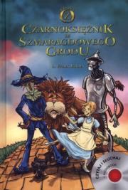 Czarnoksiężnik ze szmaragdowego grodu TW. Autor: Baum Lyman Frank. Dadada.pl Okładka książki Czarnoksiężnik ze szmaragdowego grodu TW