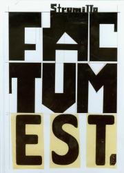 Factum est. Autor: Strumiłło Andrzej. Dadada.pl Okładka książki Factum est