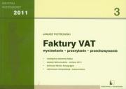 Faktury VAT 2011. Autor: Piotrowski Janusz. Dadada.pl Okładka książki Faktury VAT 2011