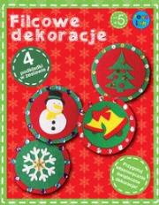 Okładka książki Filcowe dekoracje Podkładki 4 sztuki
